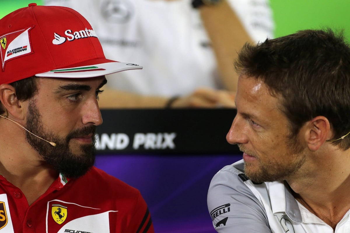 fernando alonso, jenson button, ferrari