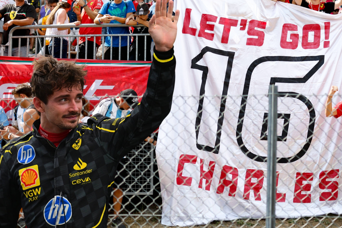 Leclerc shares EPIC Monza selfie after Italian GP heroics