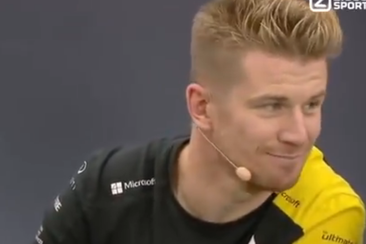 VIDEO: Verstappen dolt met Hülkenberg: 'Misschien kun je pizza's bakken in 2020'