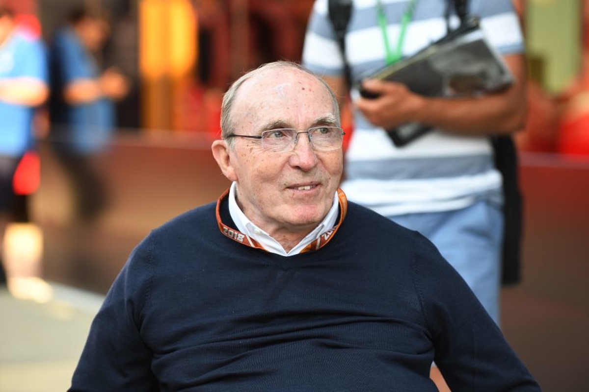 Sir Frank Williams "on the mend at home" after being released from hospital