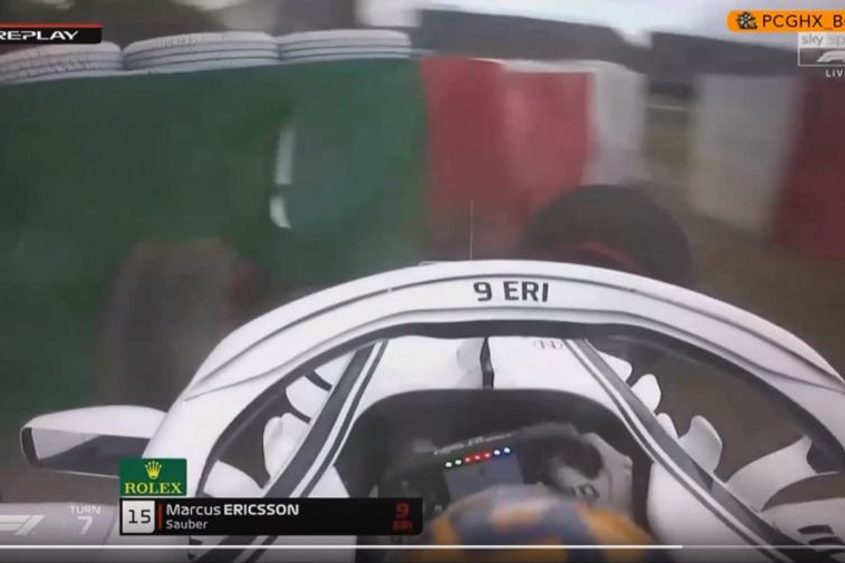 VIDEO: Ericsson crashes out of Japanese GP qualifying!