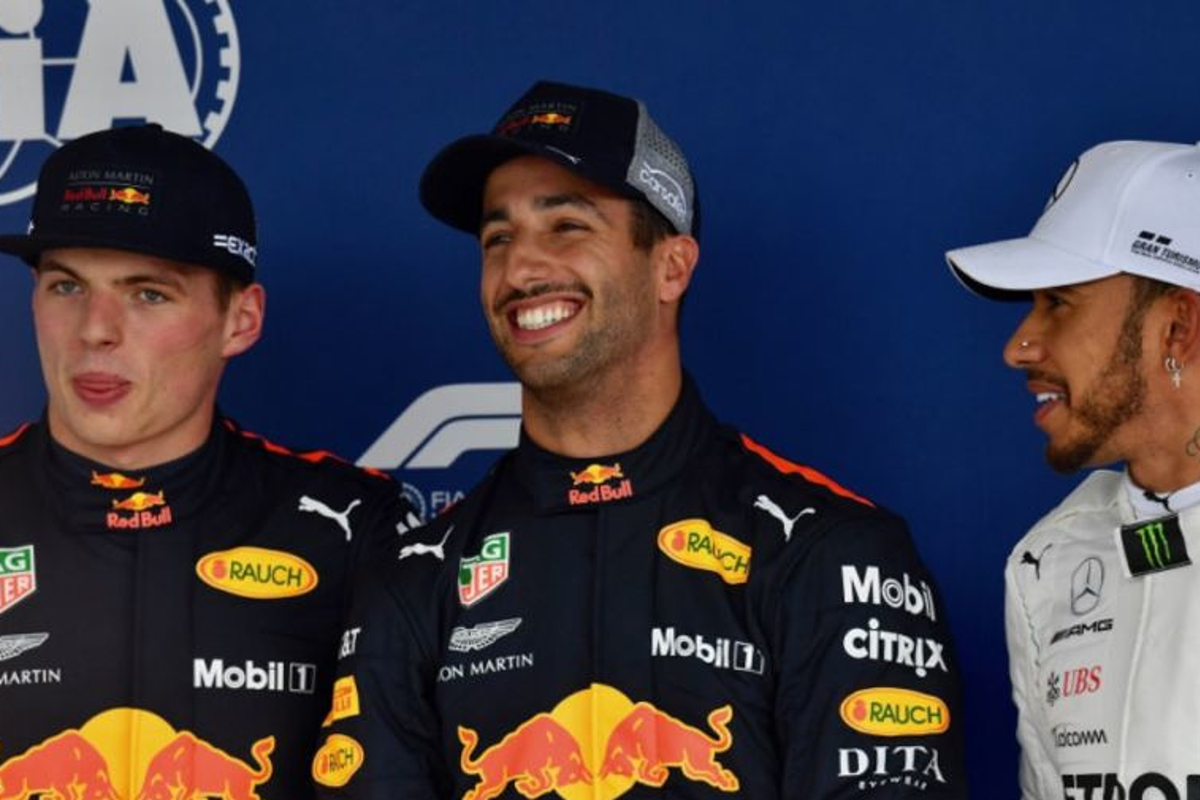 'Ricciardo in same bracket as Hamilton, Verstappen, and Vettel'