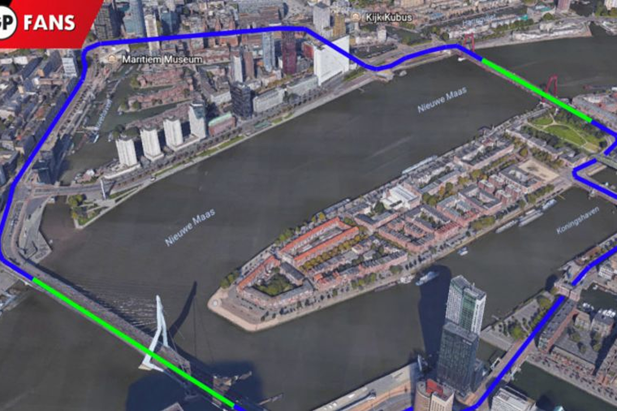 FOTO Wordt dit het stratencircuit van Rotterdam?