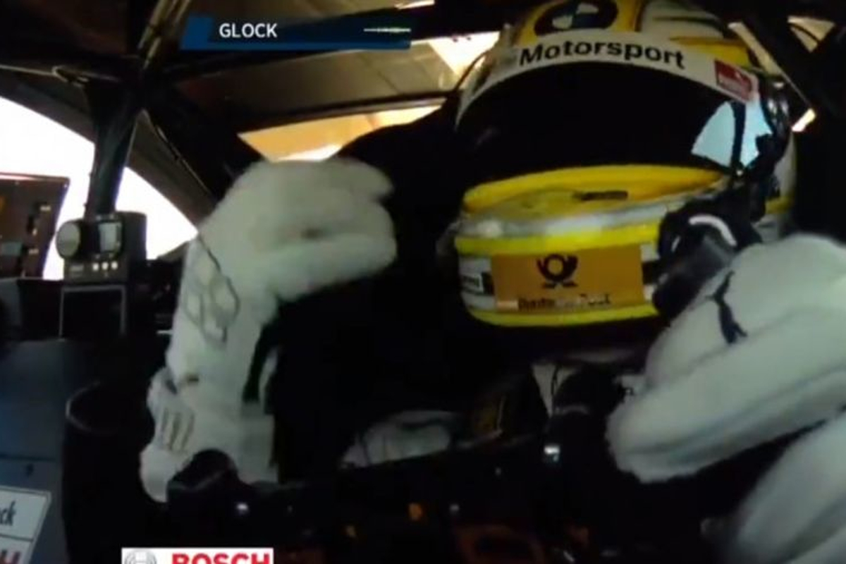 VIDEO: Timo Glock gaat helemaal los na winst in DTM