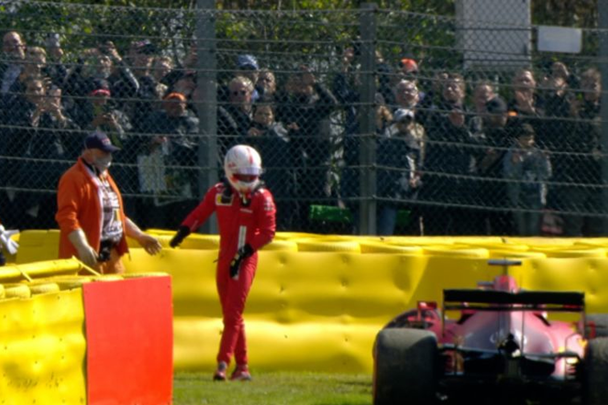 Leclerc's "small mistake" leads to Ferrari chassis change