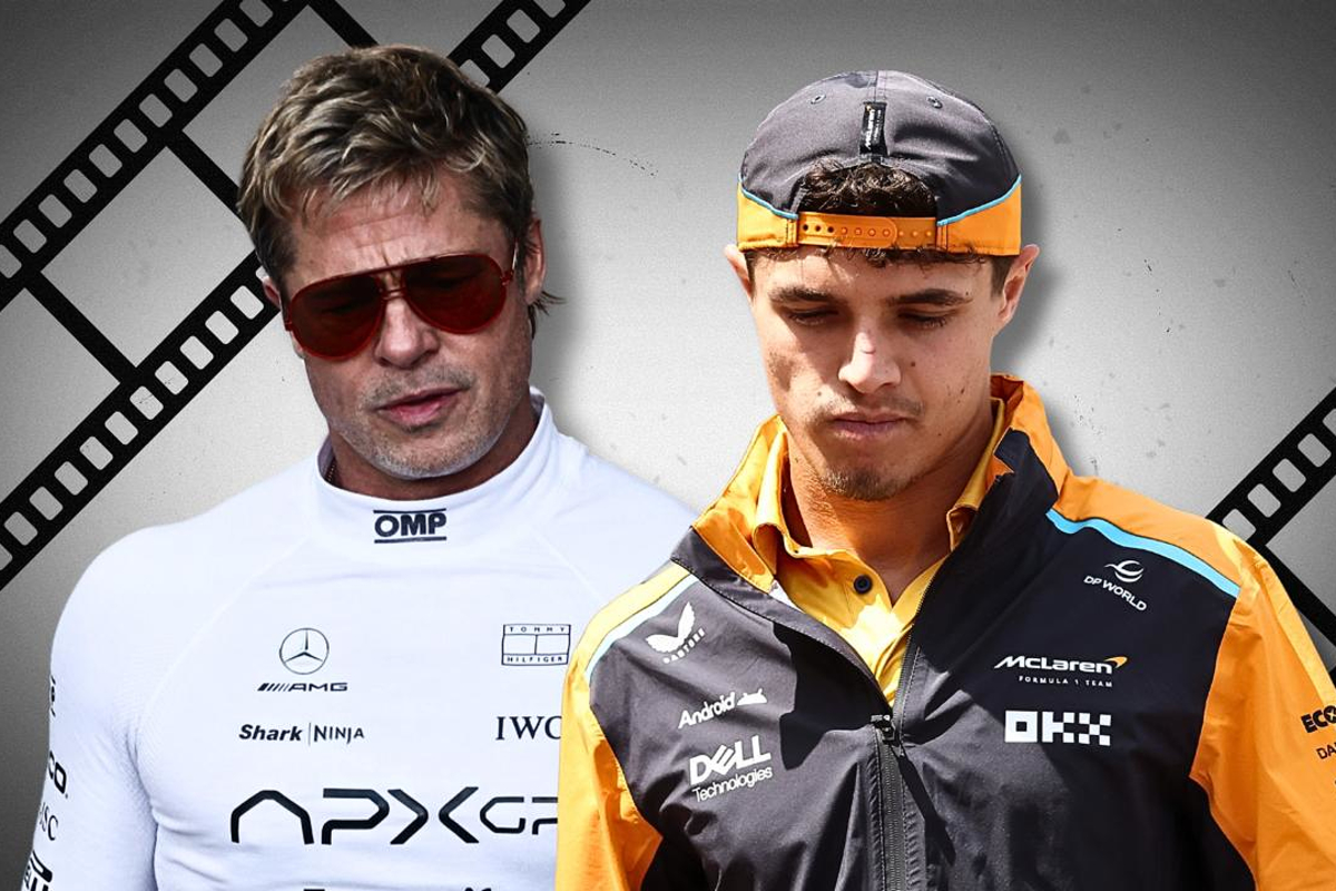 Brad Pitt appears in EMOTIONAL Norris interview as F1 movie production continues