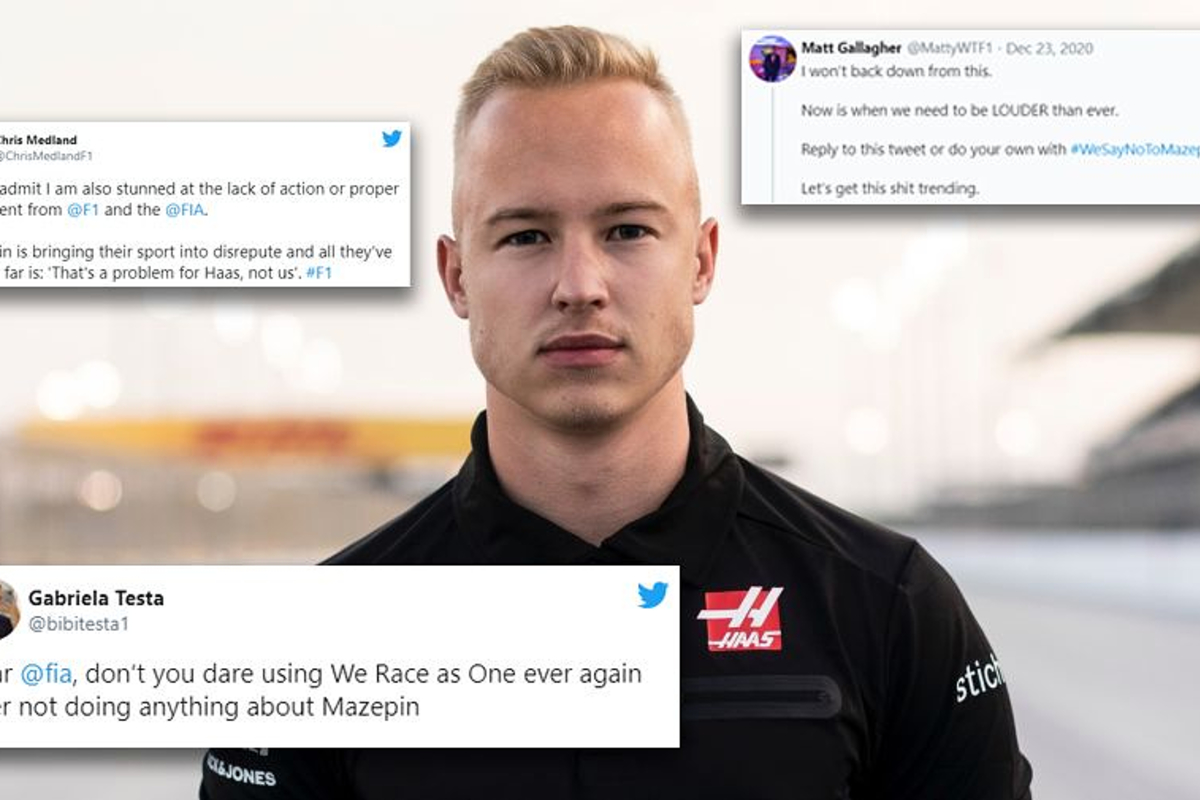 Formule 1-wereld reageert woest op aanblijven Mazepin bij Haas