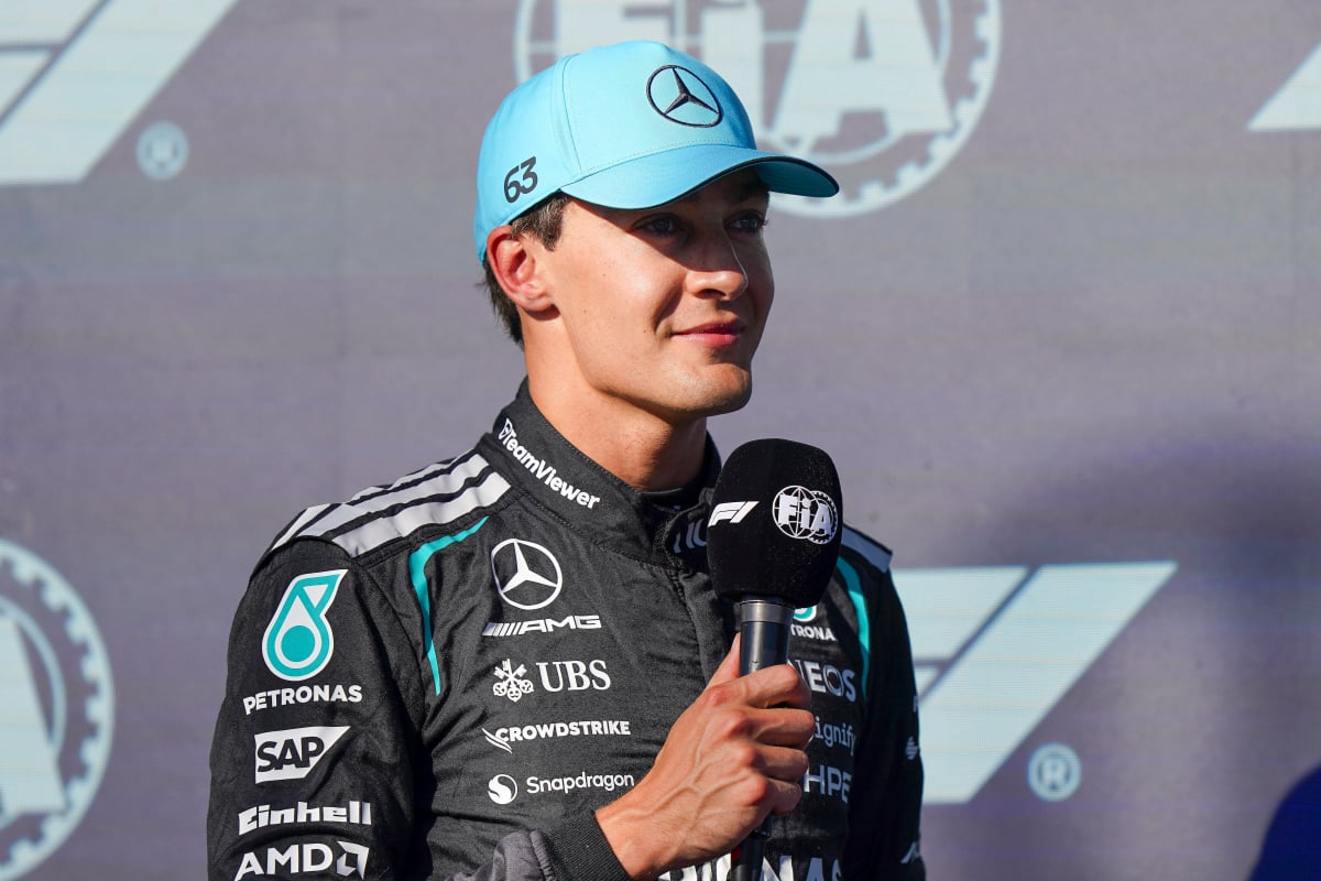 Russell after taking sprint pole in Canada