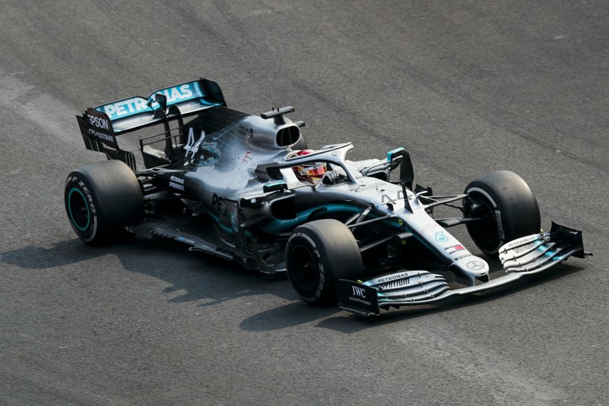 IMAGE: Hamilton's damaged floor after Verstappen collision