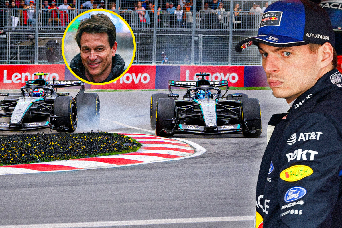 Wolff, Verstappen, Russell, Antonelli, socials