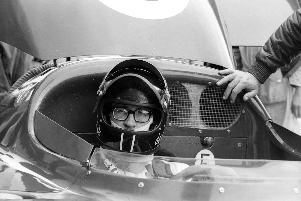Andrea de Adamich in his Ferrari at the Nurburgring in 1973