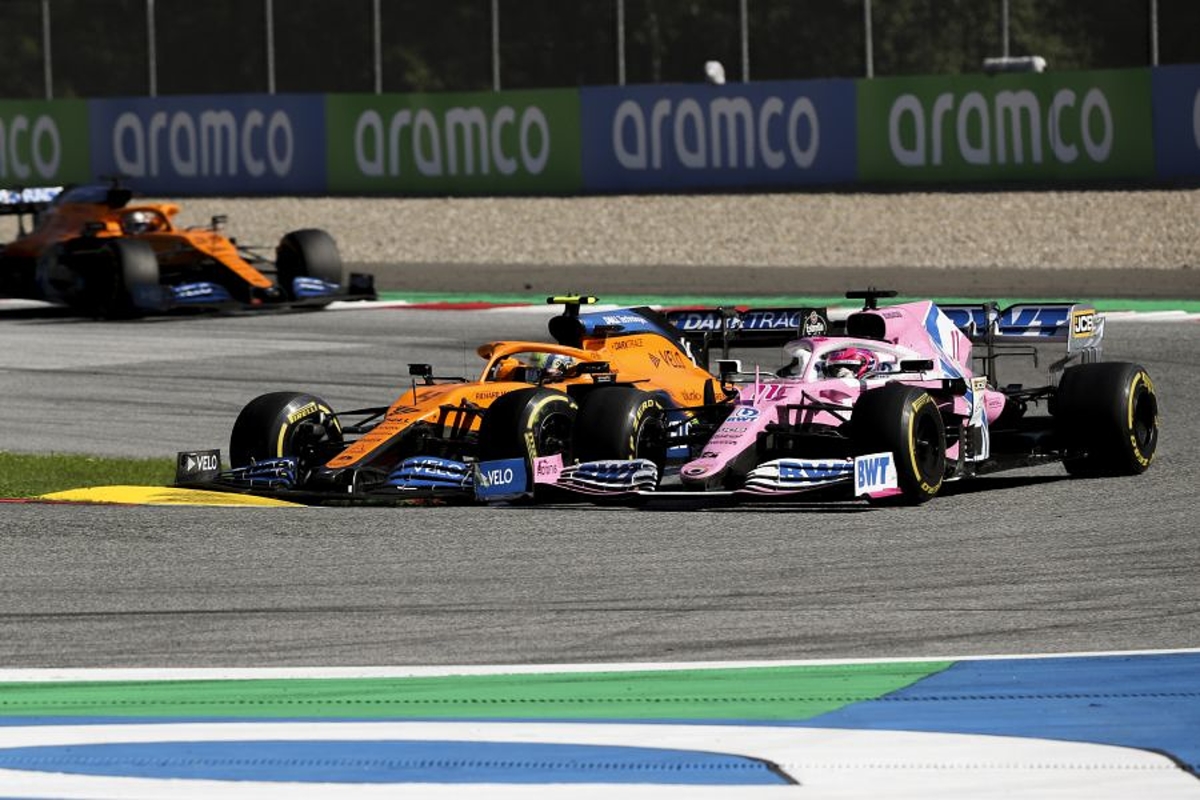 Norris over Racing Point: "Zelfs Mercedes moet zich zorgen gaan maken"