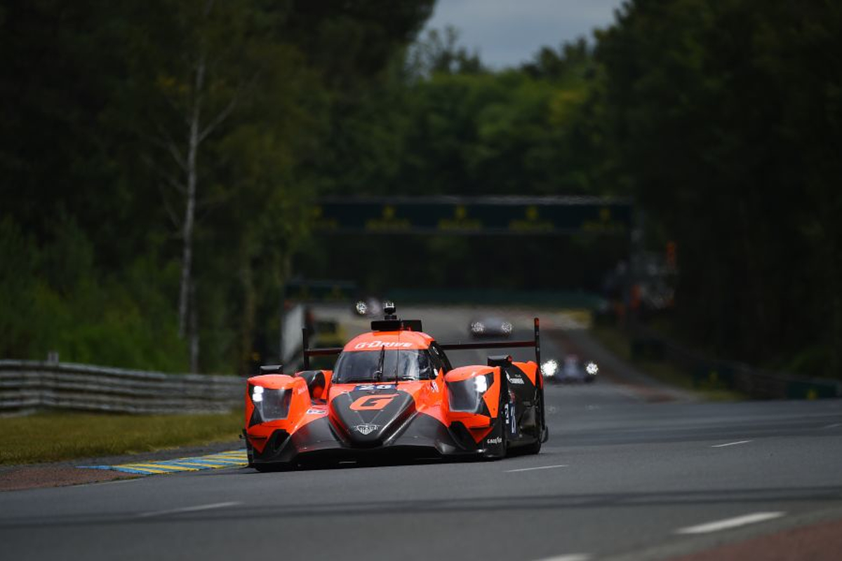 The G-Drive Racing car of Nyck de Vries, Roman Rusinov and Franco Colaptino