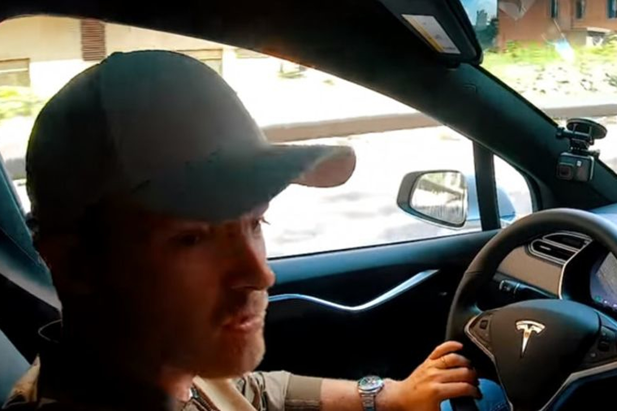 WATCH: Rosberg calls Elon Musk 'crazy' as he tests out Tesla Model X