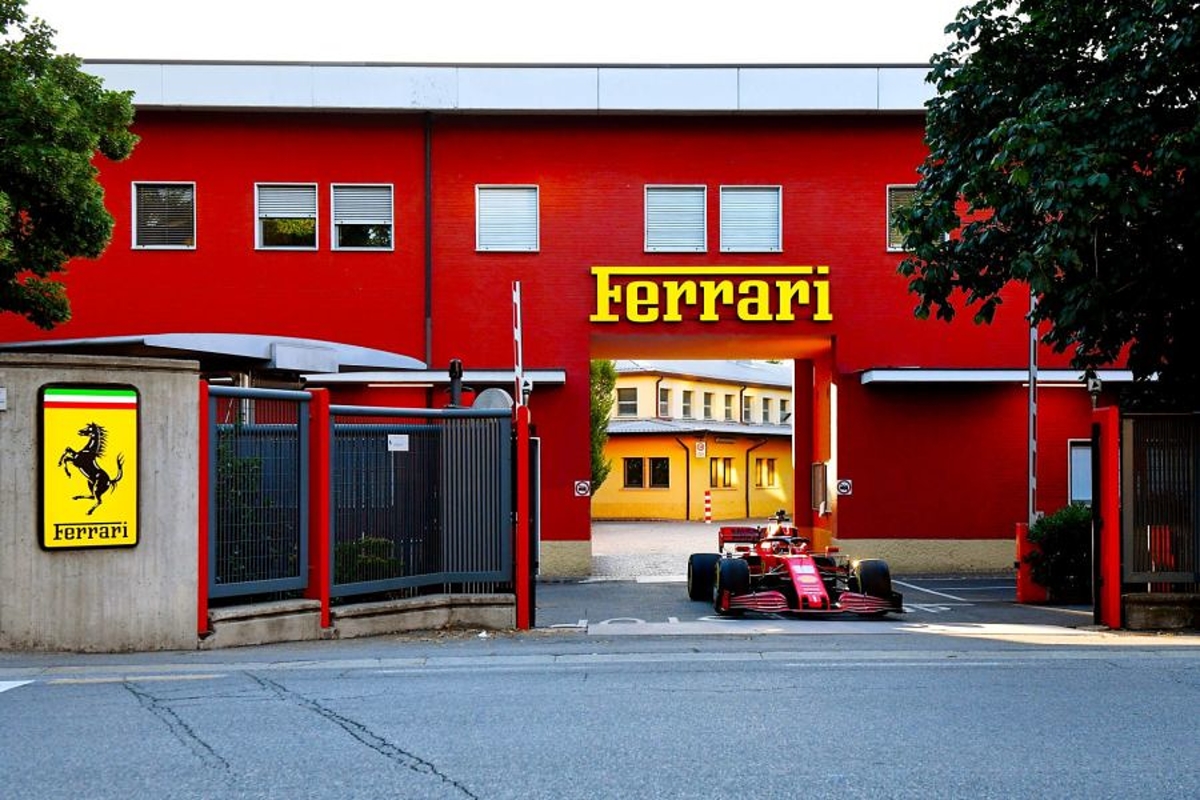 Leclerc makes Ferrari history with special drive of 2020 car through Maranello