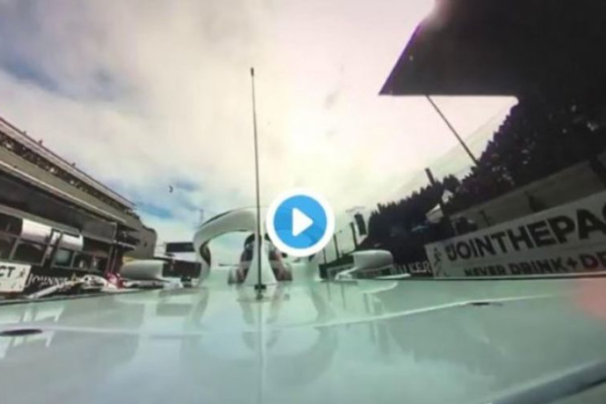 Verbluffende nieuwe beelden tonen Halo tijdens crash tussen Alonso en Leclerc