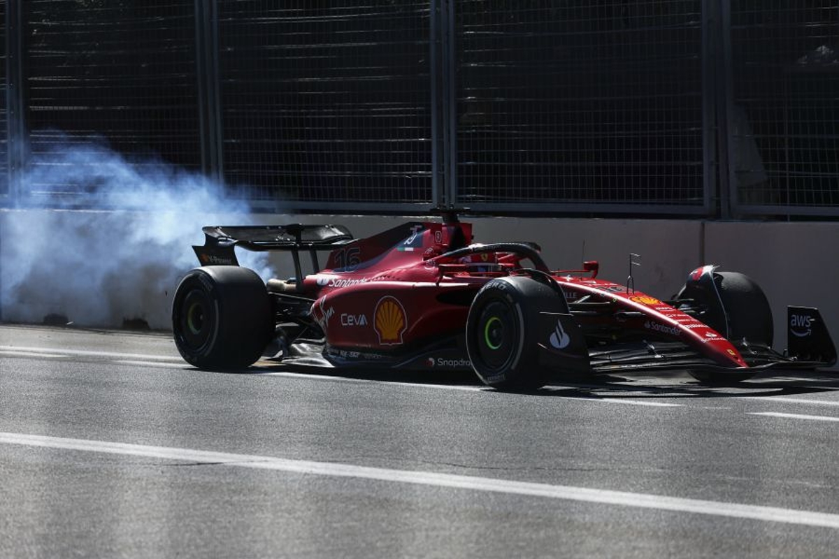 Charles Leclerc s'inquiète de la fragilité du moteur de la Ferrari