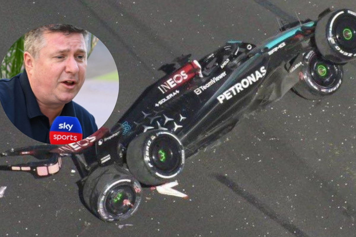 Bizarre F1 curse BLAMED for Russell crash