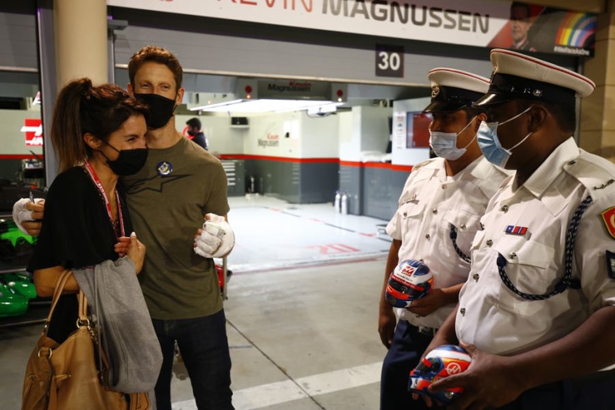 Grosjean receives family blessing to continue racing
