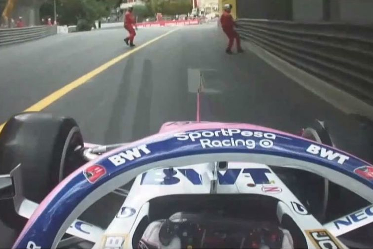 Perez 'nearly killed' Monaco marshals in terrifying unseen incident