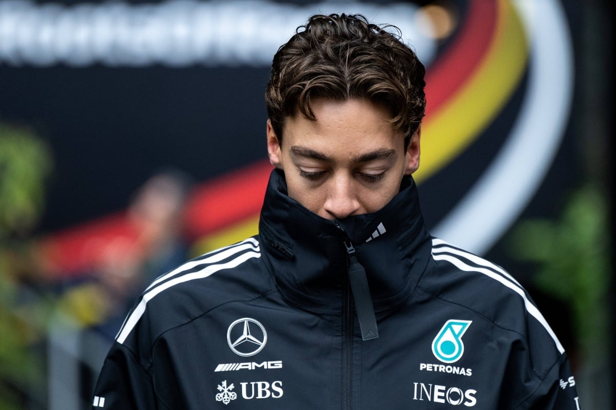 George Russell, Mercedes, Belgium, 2025