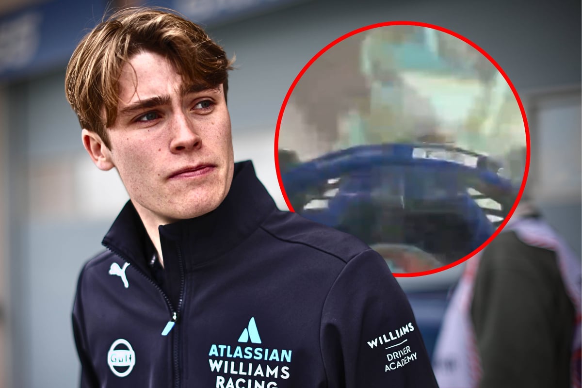 Browning crashes during Suzuka Testing