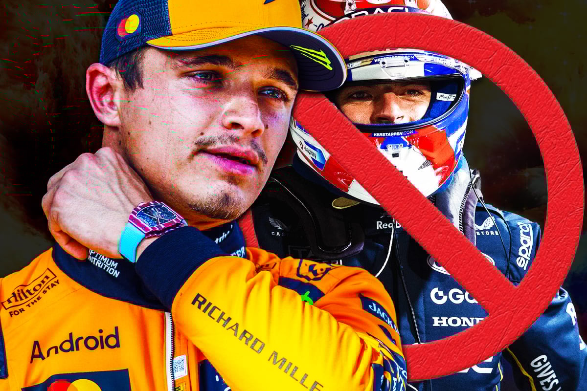 Lando Norris and Max Verstappen