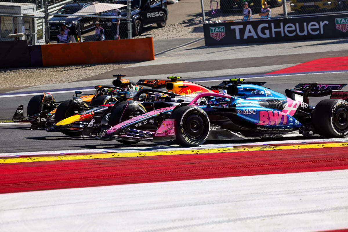 Piastri lapping Tsunoda and Colapinto at the Red Bull Ring