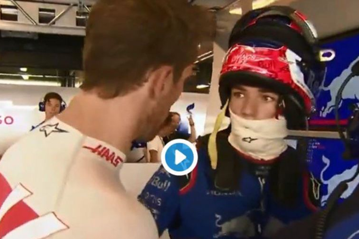 VIDEO: Gasly, Grosjean crash with team radio
