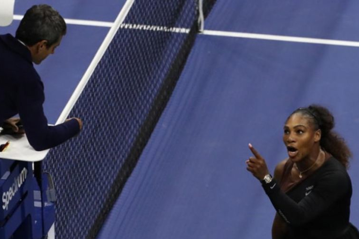 Lewis Hamilton verdedigt Serena Williams na haar uitbarsting op de US Open