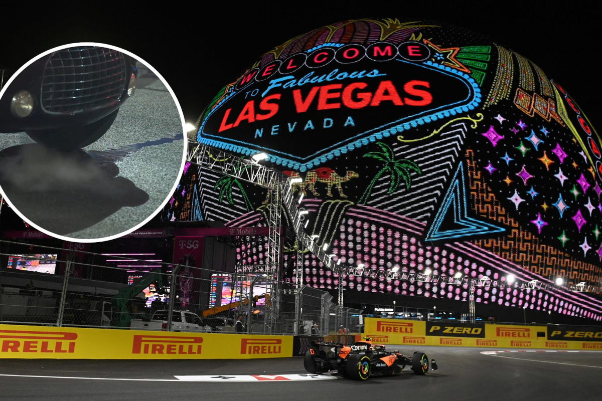 F1 drivers’ epic Las Vegas GP intro goes WRONG as major track issue caused