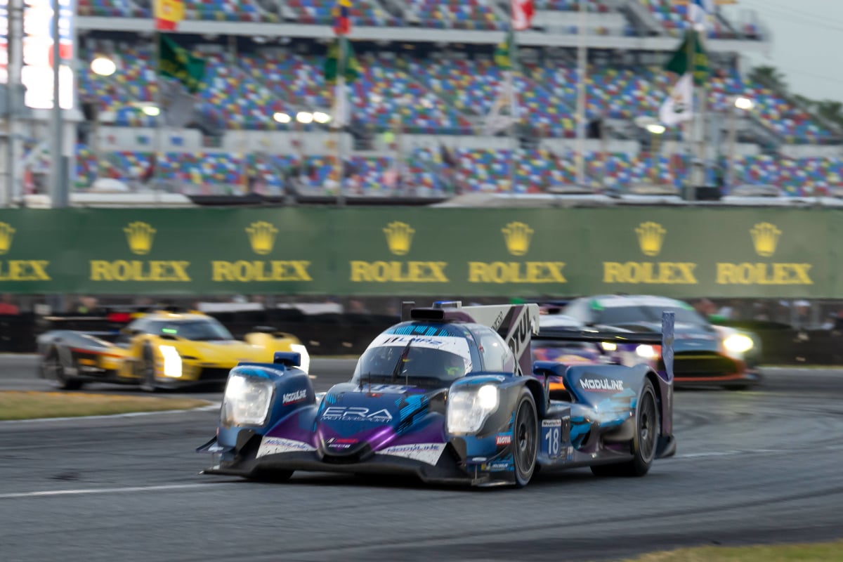 Zilisch during the Rolex 24 at Daytona