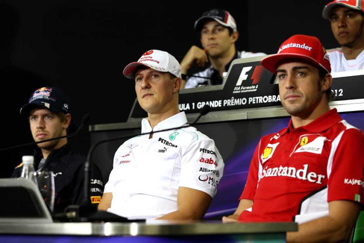 "Fernando Alonso y Michael Schumacher están muy por encima del resto"