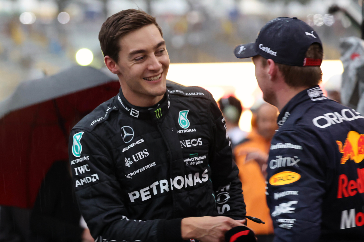 Mercedes star Russell RACES against F1 rival despite Imola cancellation