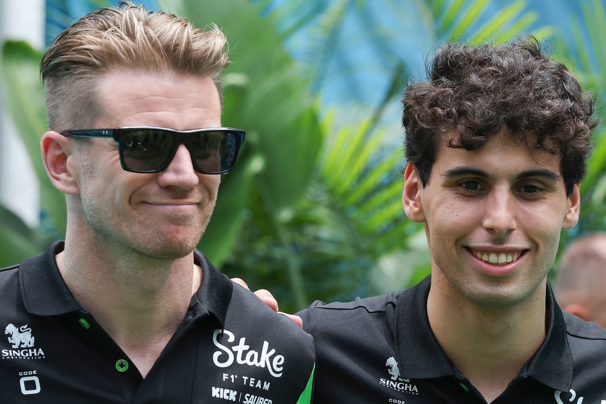 Nico Hulkenberg, Gabriel Bortoleto, Sauber, Miami, 2025