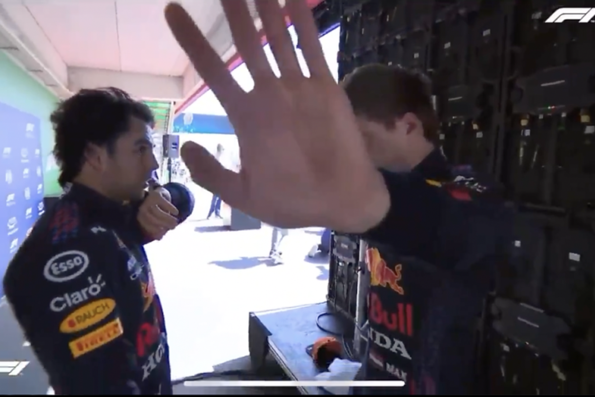 VIDEO: Verstappen en Pérez niet gediend van camera na tegenvallende kwalificatie