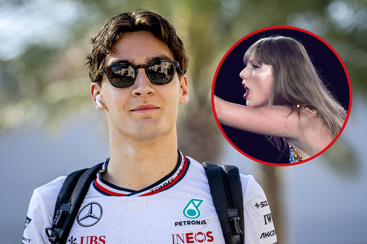 Mercedes pay Taylor Swift tribute to departing Russell moment