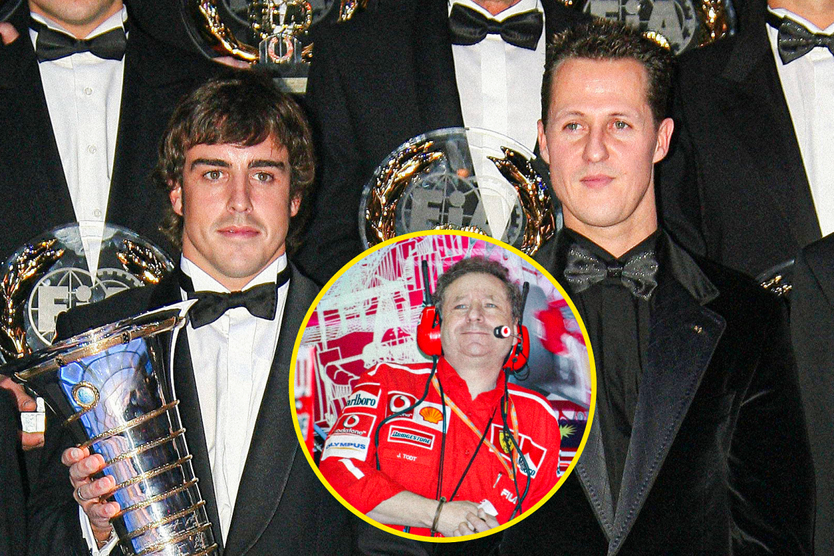 Schumacher, Alonso, Todt, socials