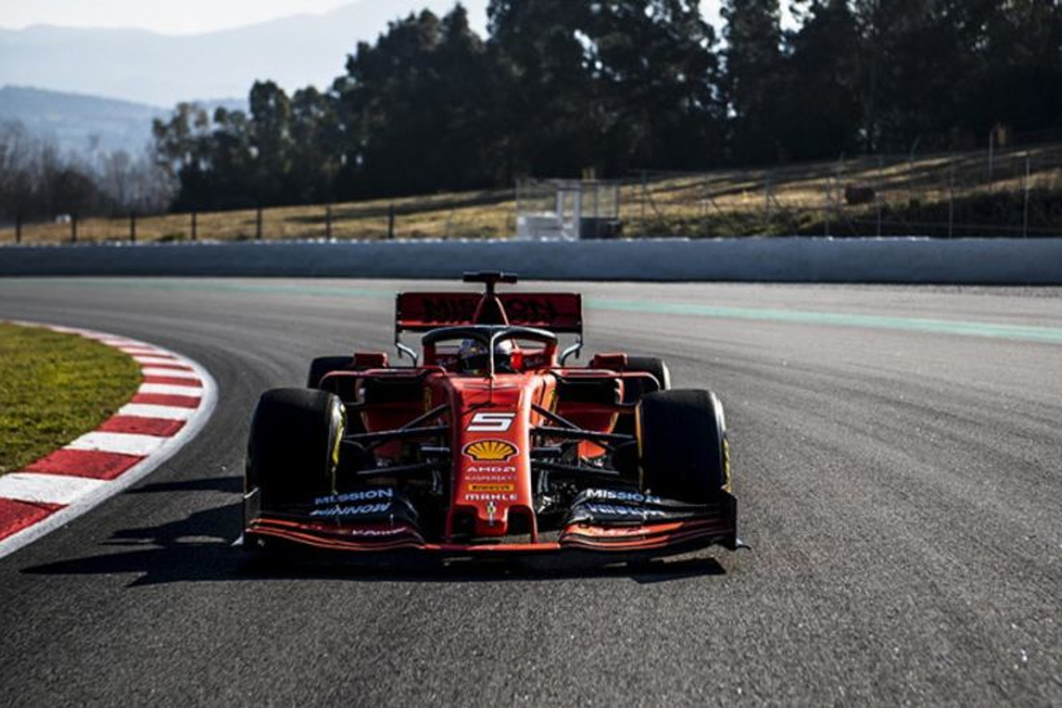 VIDEO: Vettel hits the track with Ferrari 2019 car for first time