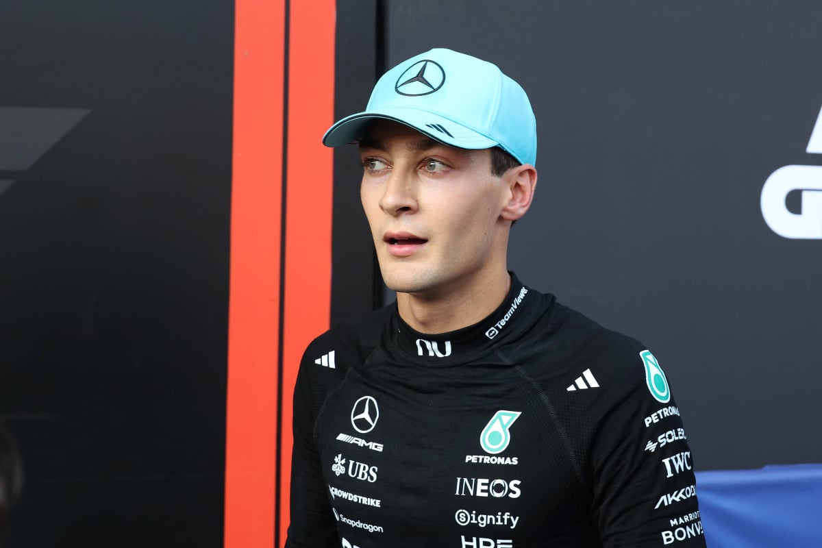 George Russell at the Austrian Grand Prix