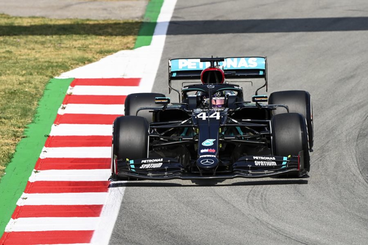 Hamilton leads a Mercedes one-two in practice two for the Spanish Grand Prix