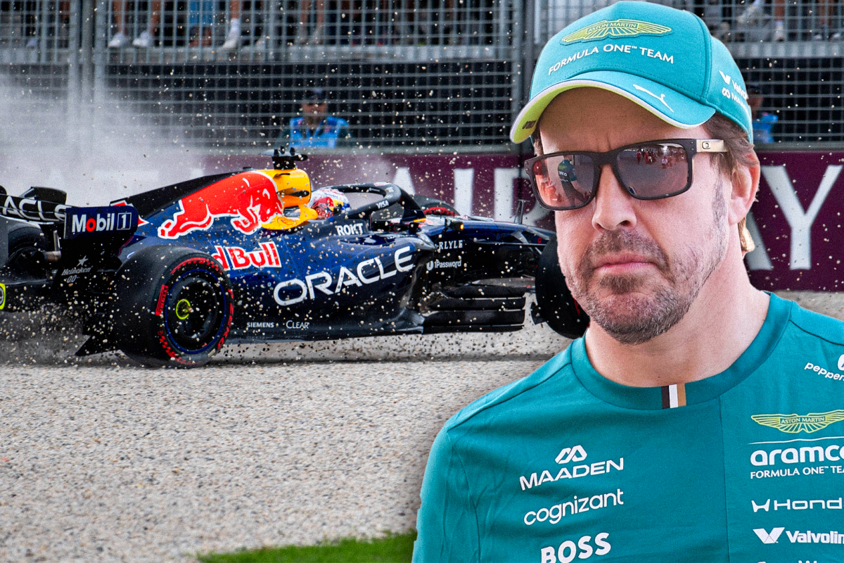 Alonso, Verstappen, socials