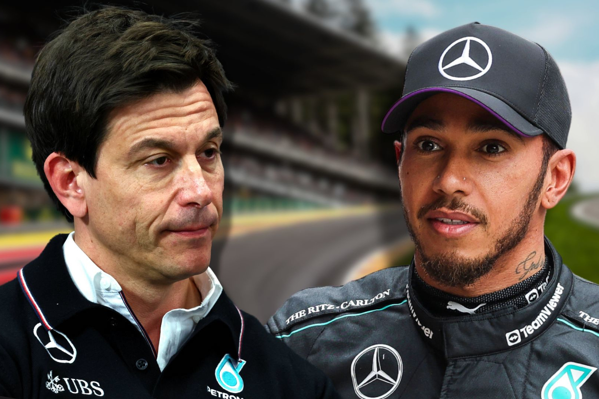 Hamilton appears dejected following Wolff message as Mercedes end looms