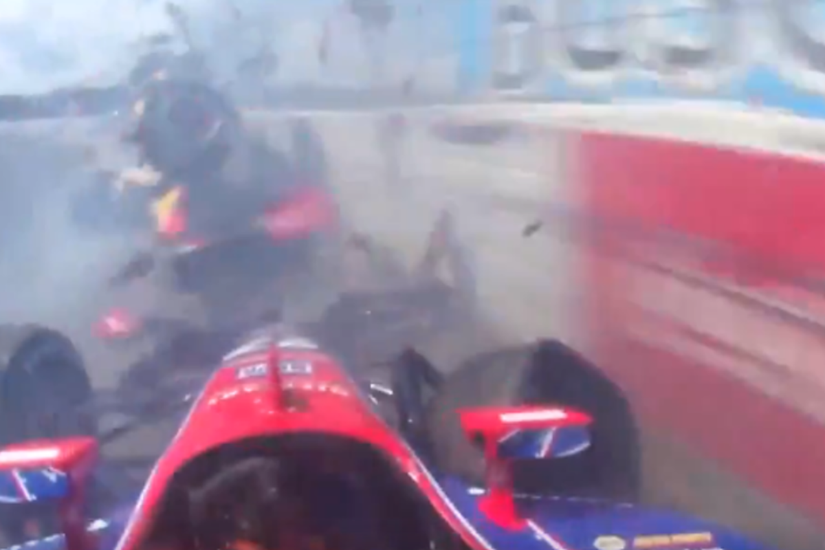 VIDEO: Lucky escape in IndyCar as Pocono bites back again
