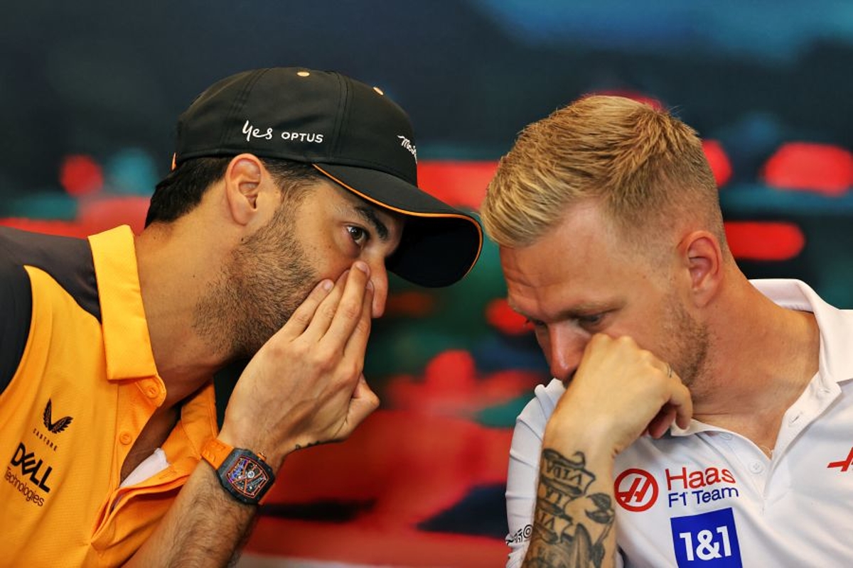 Ricciardo hit with Abu Dhabi grid drop after Magnussen crash