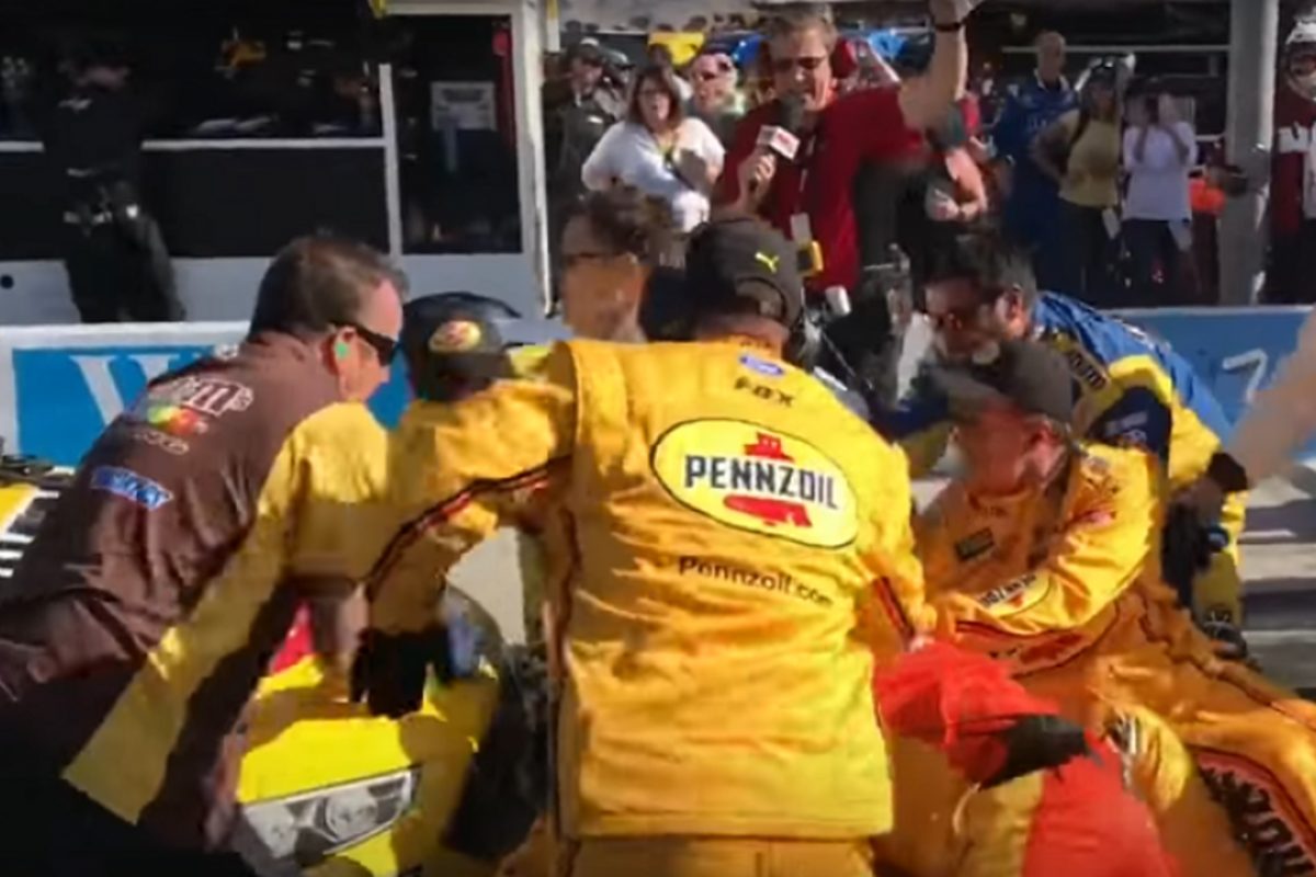 VIDEO: Vechtpartij tussen NASCAR-coureurs