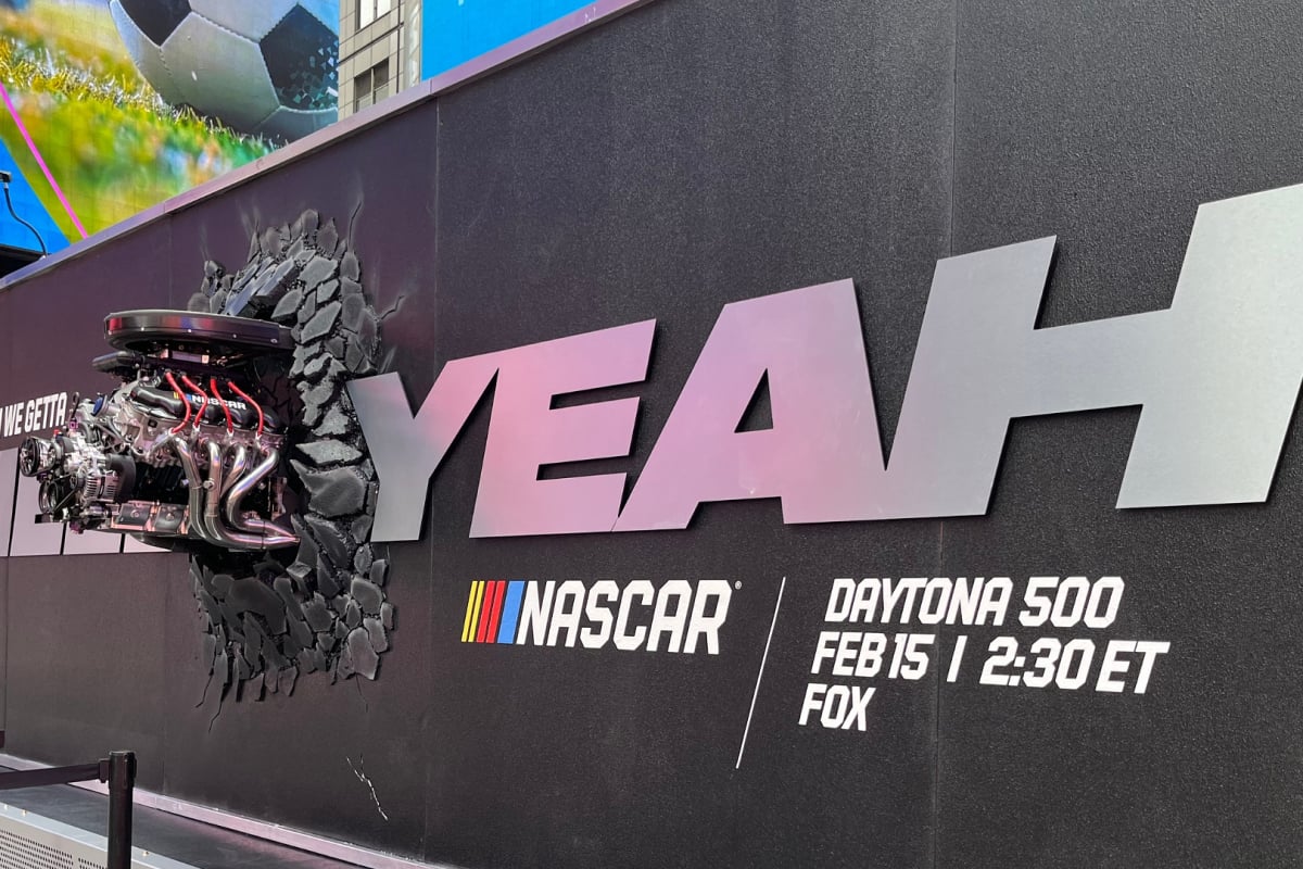 NASCAR's Worlds Loudest Billboard as certified by the Guinness Book of World Records