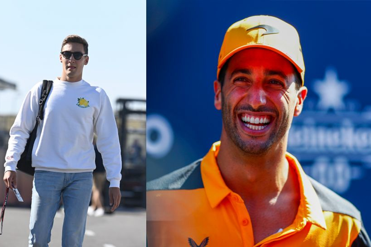 Ricciardo vertelt waarom Russell in zijn merchandise op Circuit Zandvoort verscheen