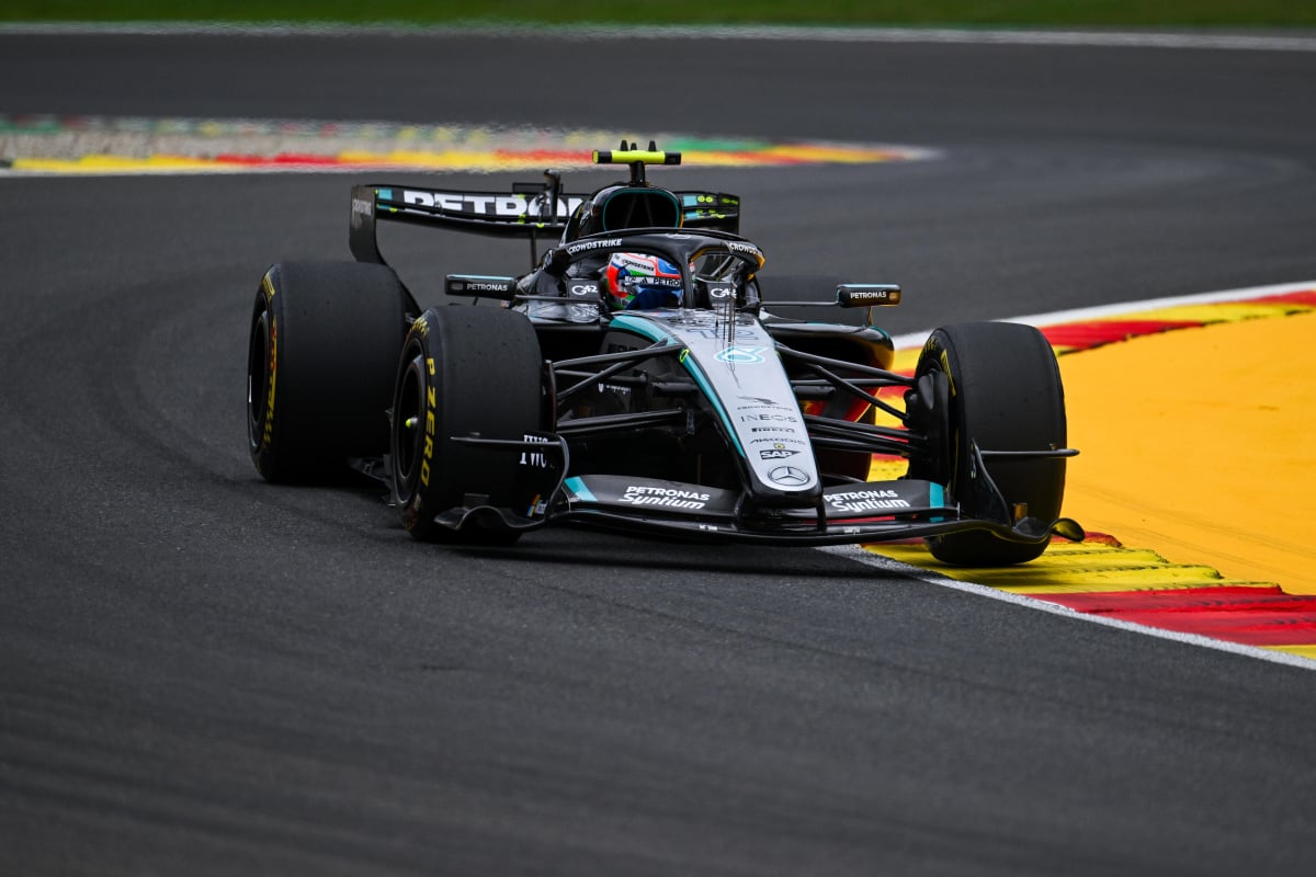Antonelli during FP1 at Spa-Francorchamps