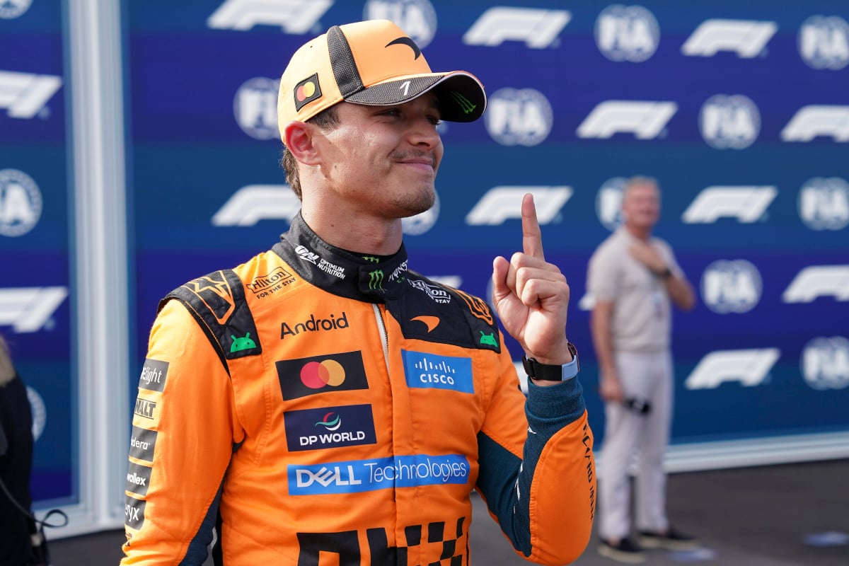 Norris after pole at the Hungaroring